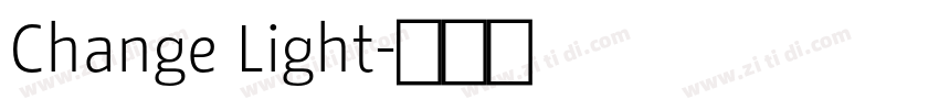 Change Light字体转换